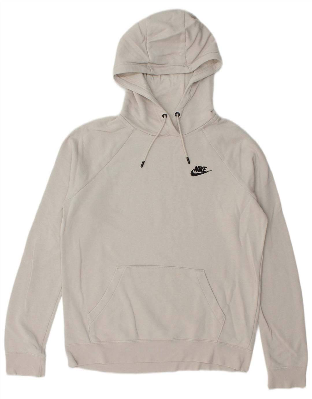Męski sweter z kapturem Nike, mały, biały, bawełniany