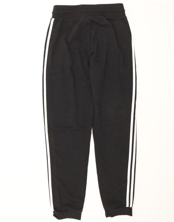 Damskie spodnie dresowe ADIDAS Joggers UK 10 Małe, czarne, bawełniane