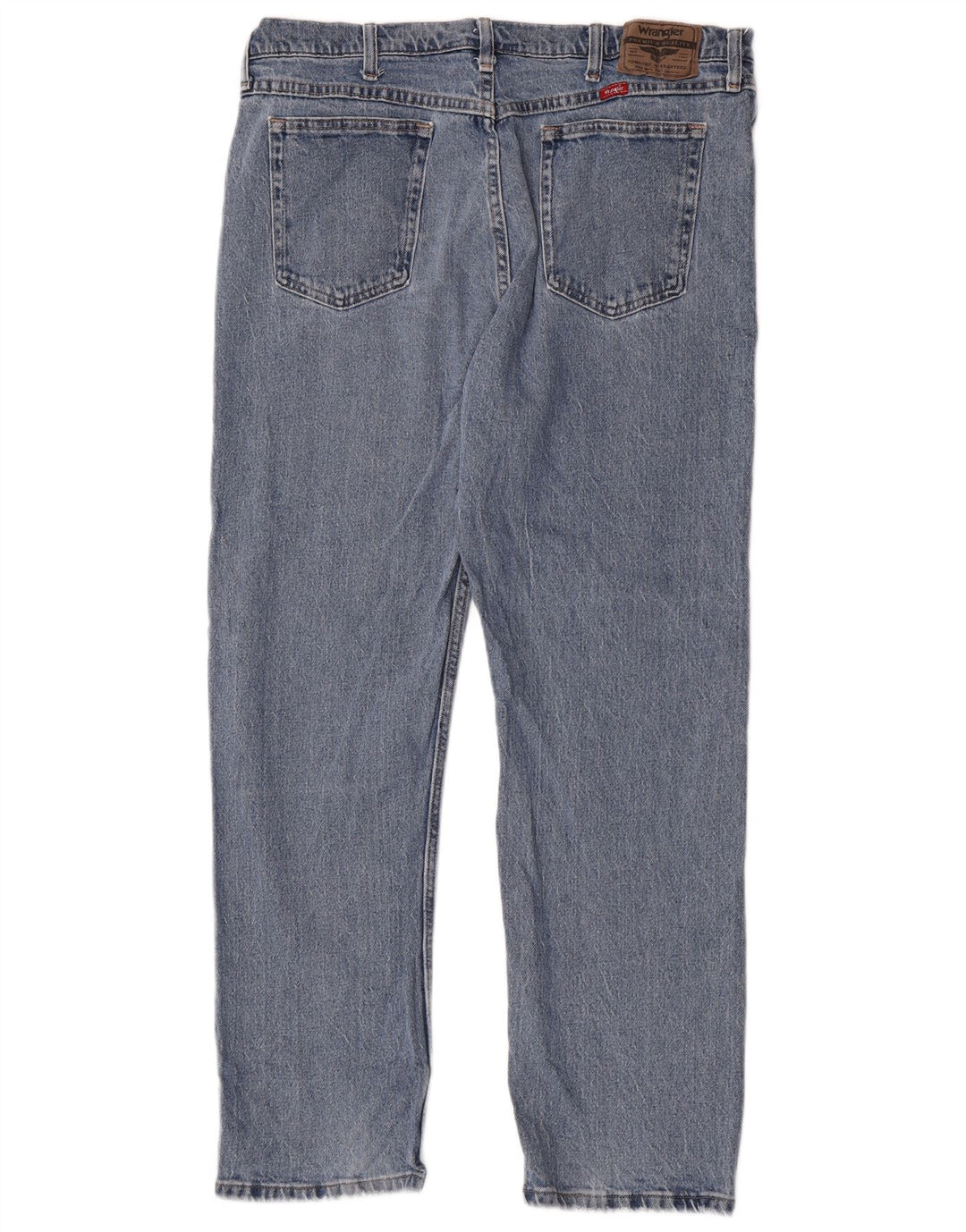 Wrangler Męskie proste dżinsy W38 L30 Niebieskie bawełniane