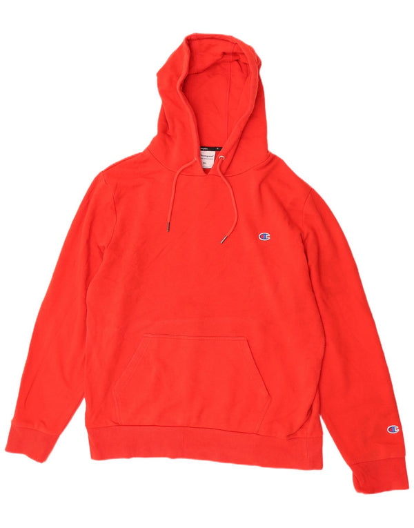 Męski sweter z kapturem Champion 2XL, czerwony, bawełniany