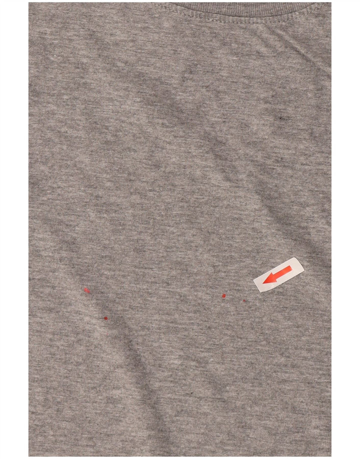 T-shirt męski Jack & Jones, duży, szary, bawełniany w plamki