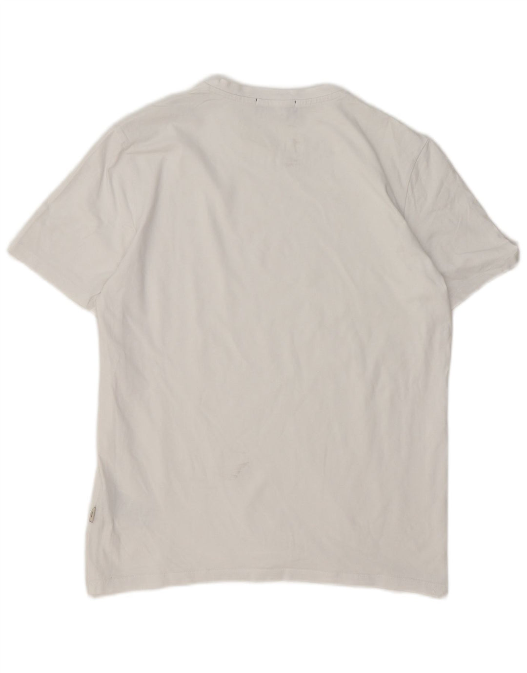 Liu Jo Męski T-shirt Top Średniej Białej Bawełny