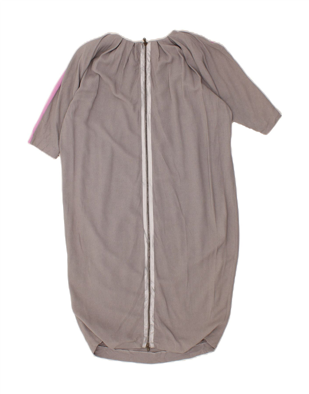 BYBLOS Womens Oversized Shift Dress IT 40 Small Grey Colourblock Vintage Byblos and Second-Hand Byblos from Messina Hembry 
