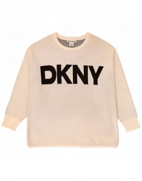 Męska bluza z grafiką Dkny XL, szara bawełna