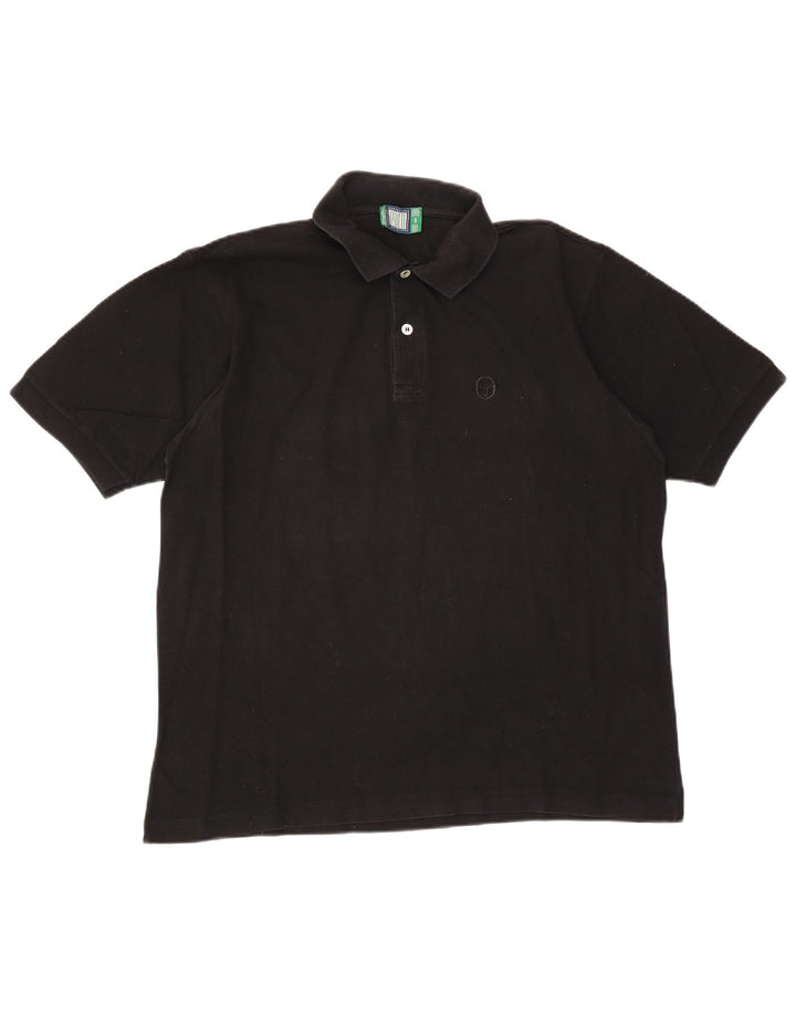Męska koszulka polo XL Sergio Tacchini w kolorze czarnym