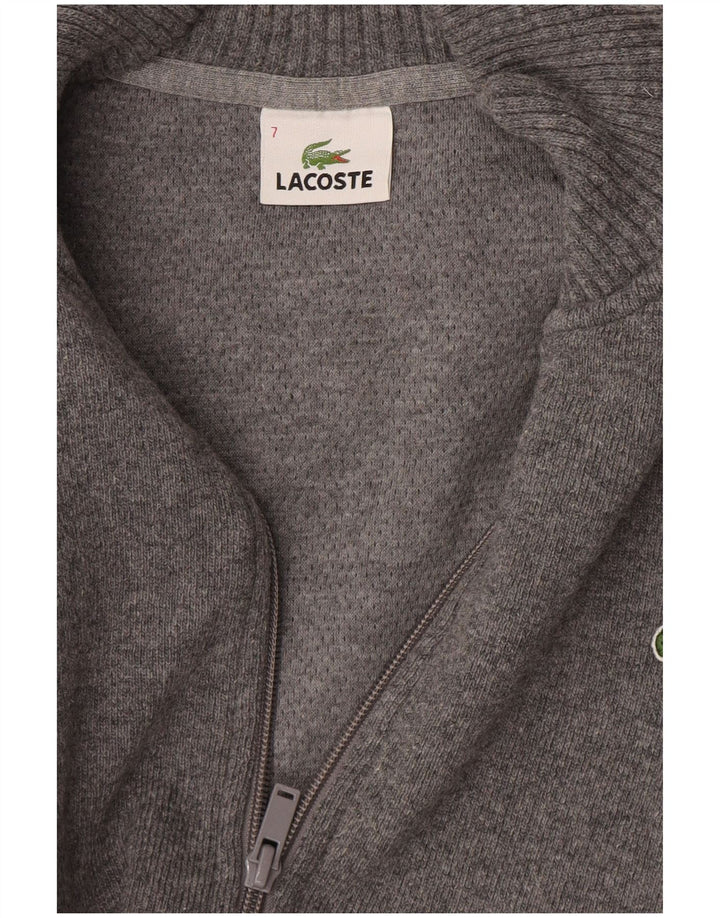 Męski sweter rozpinany Lacoste, rozmiar 7, 2XL, szary