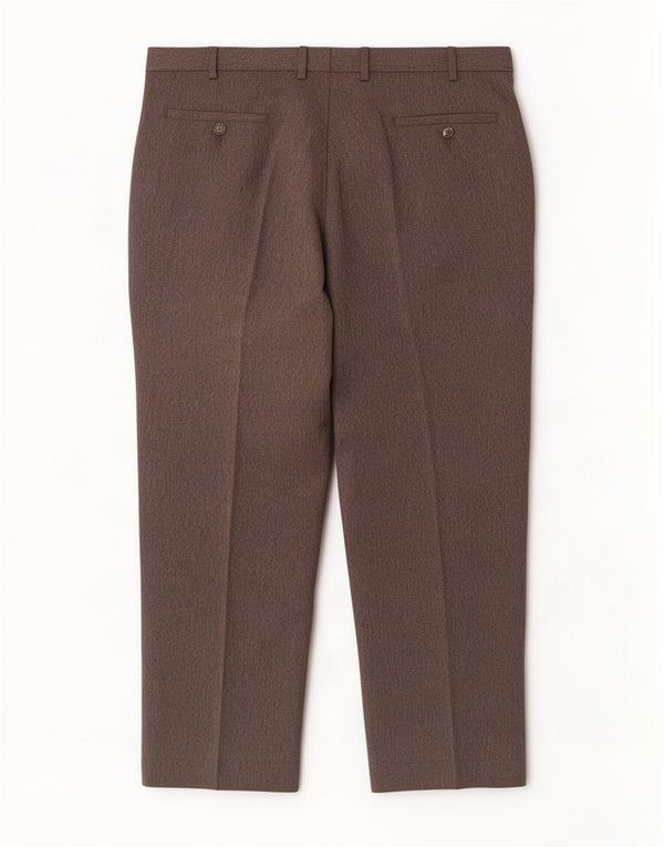 Marks & Spencer Mens Straight Suit Trousers W38 L29 Grey Herringbone