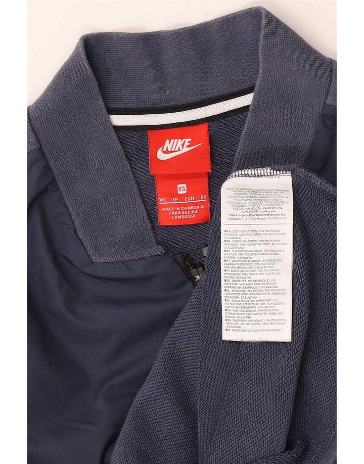 Kurtka męska dresowa Nike XS XS granatowa, bawełniana
