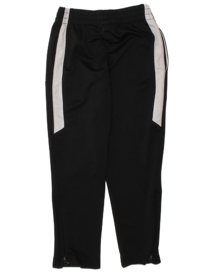 NIKE Boys Tracksuit Trousers 5-6 Years Medium Black Colourblock Polyester