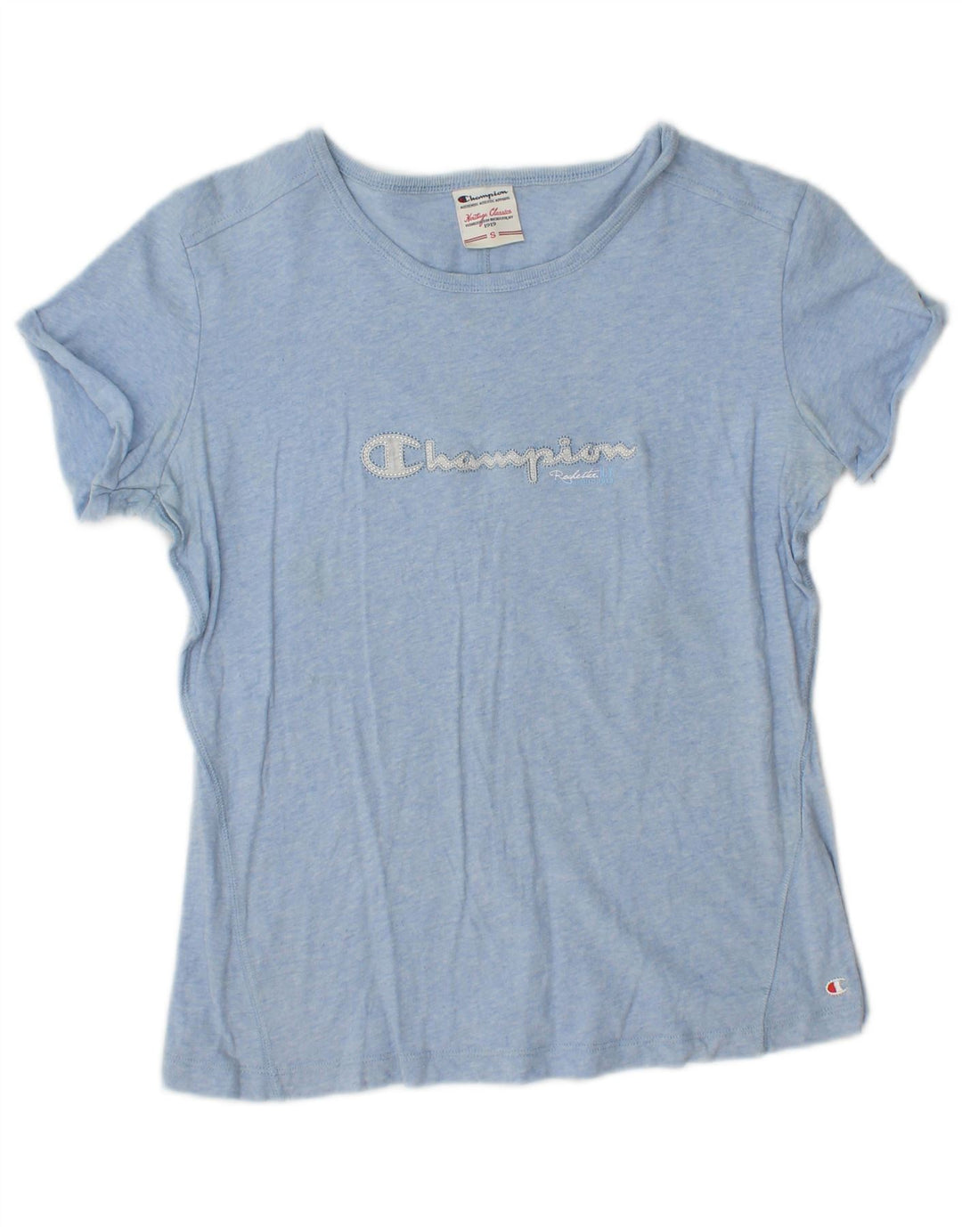Koszulka damska Champion Heritage Classics Graphic Top UK 10 Small Blue
