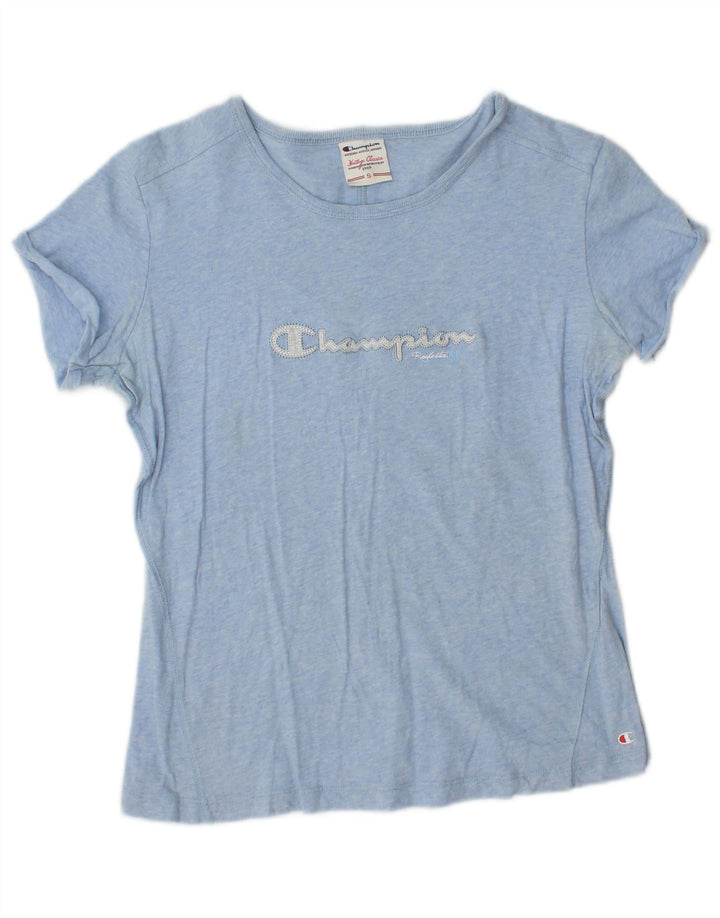 Koszulka damska Champion Heritage Classics Graphic Top UK 10 Small Blue