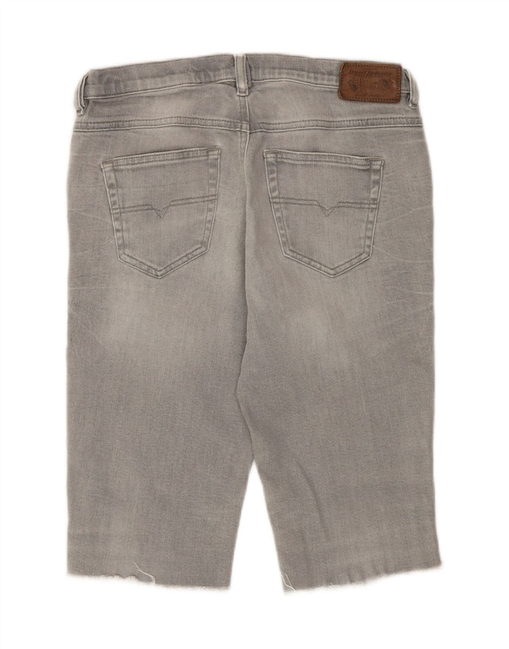 Damskie spodenki jeansowe Diesel w trudnej sytuacji W27, małe, szare, bawełniane