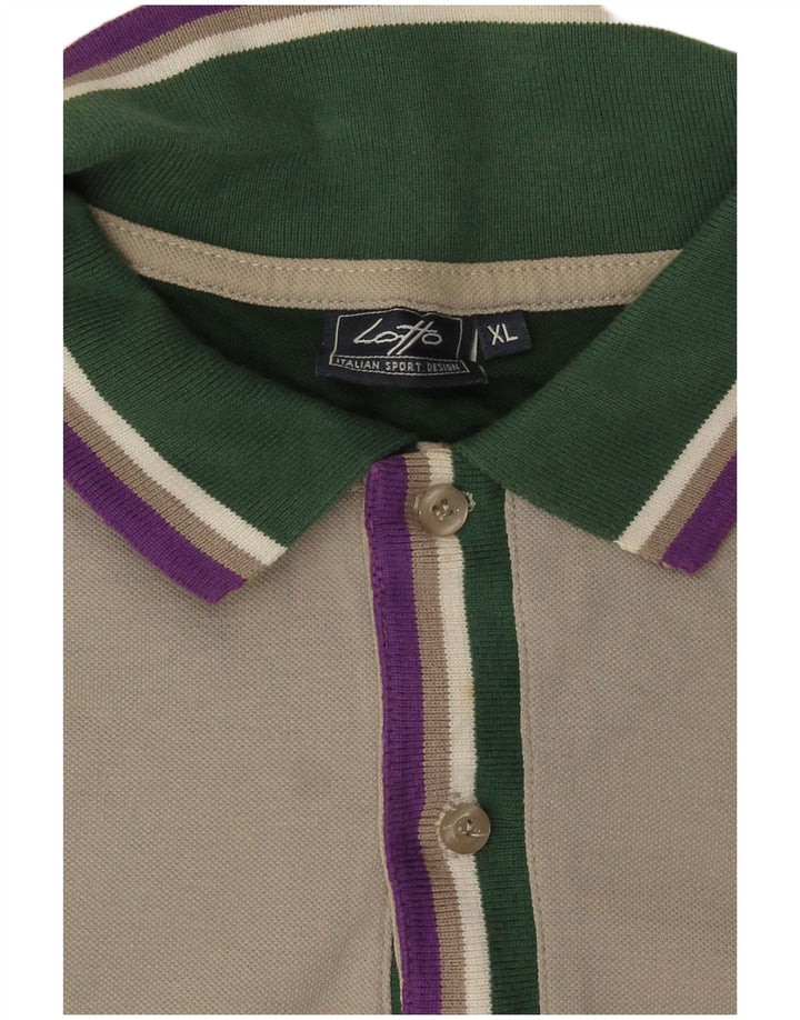 Męska koszulka polo Lotto XL, szara