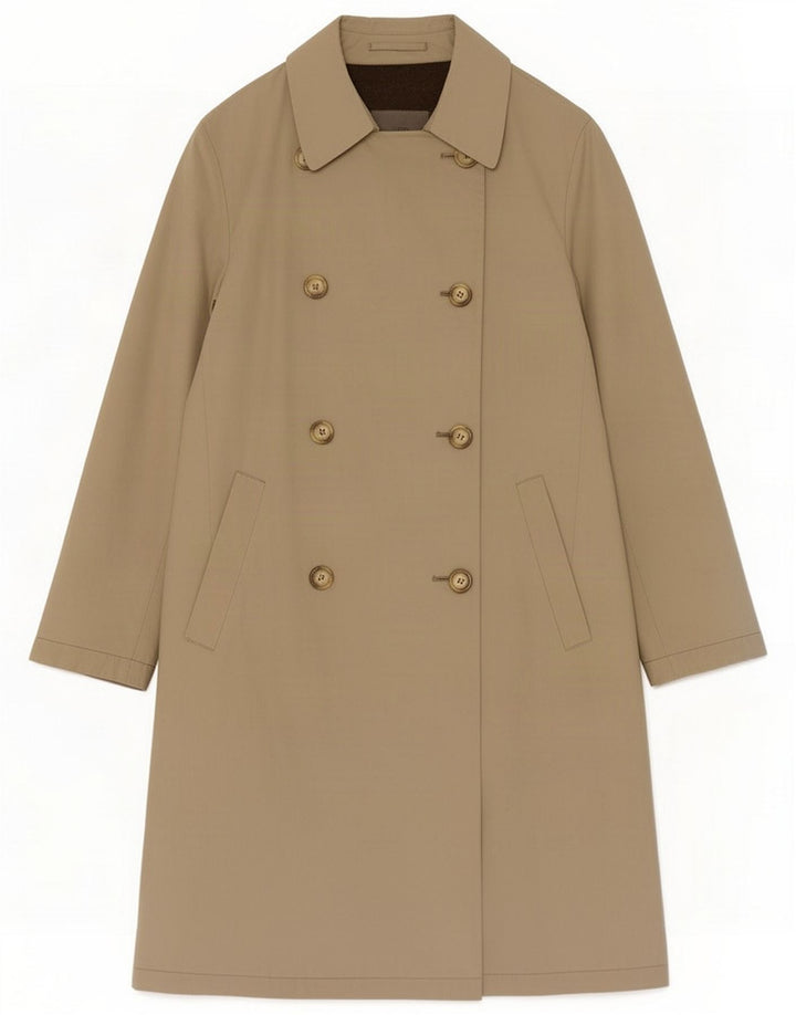 Dwurzędowy płaszcz damski Allegri UK 14 Medium Beige
