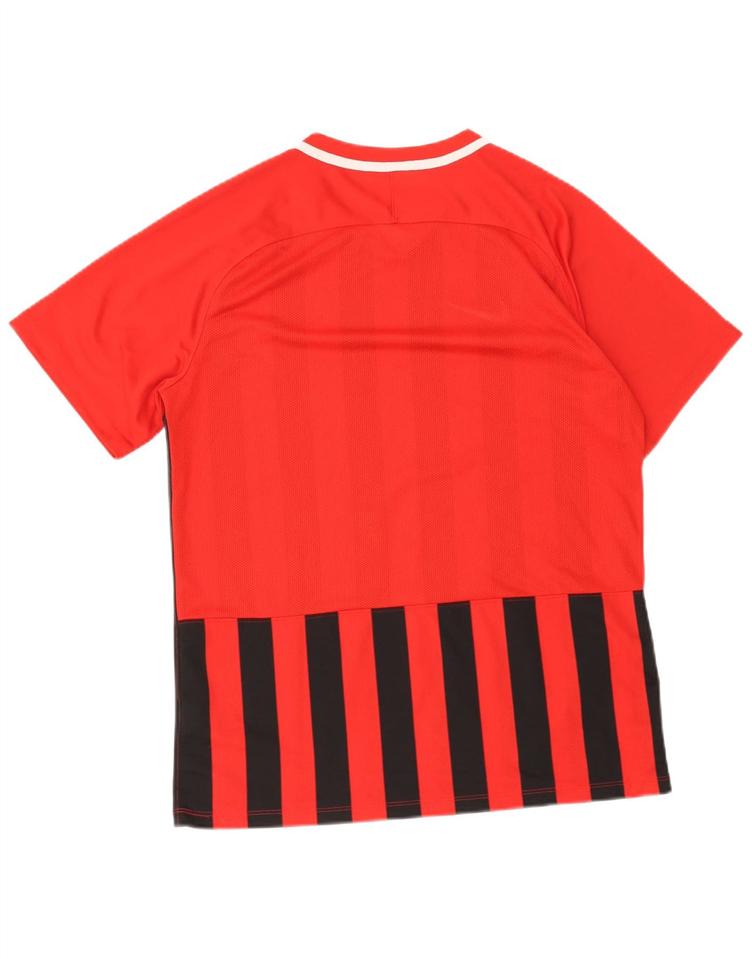 Męska koszulka Nike Dri Fit z poliestru w duże czerwone paski