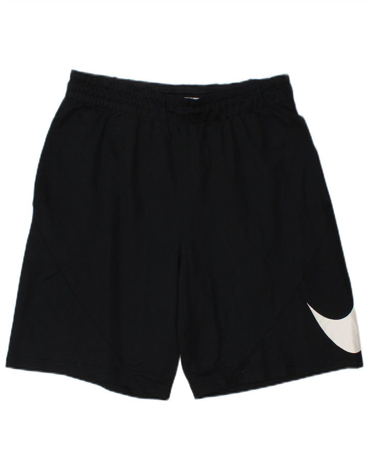 Męskie spodenki sportowe Nike Dri Fit Graphic, średni czarny poliester