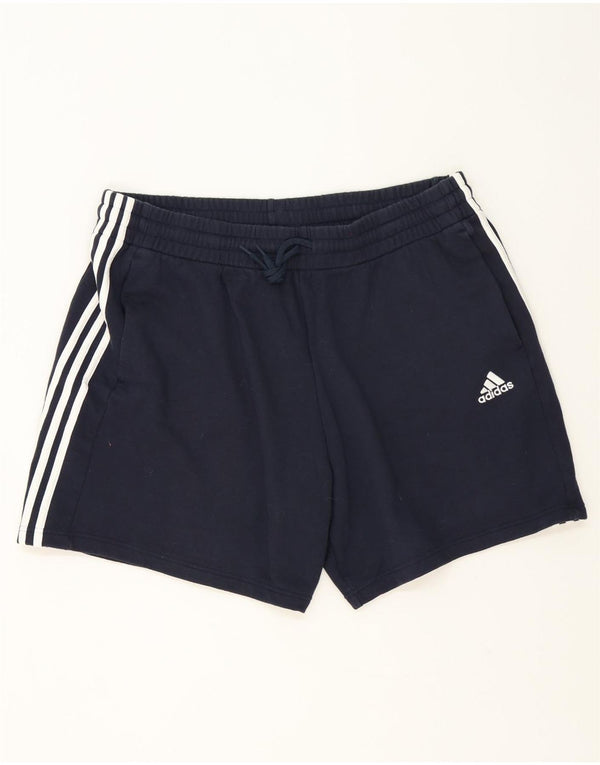 Męskie spodenki sportowe Adidas 2XL granatowe, bawełniane