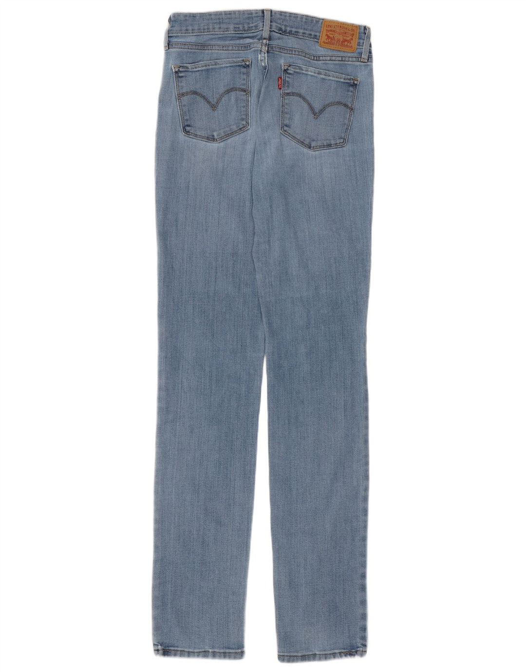 Damskie jeansy Levi's 712 Slim W27 L34 Niebieskie bawełniane