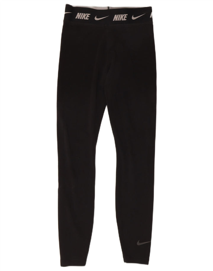 Damskie legginsy Nike Tight Fit UK 8, małe, czarne, bawełniane
