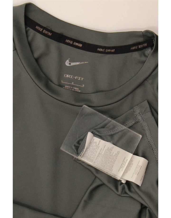Męski T-shirt Nike Dri Fit, duży, szary, poliestrowy