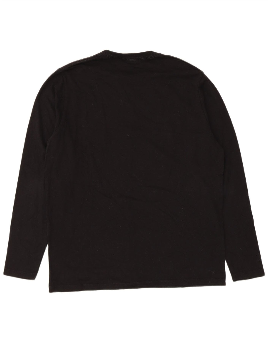 Męski top PEPE Jeans Regular Graphic z długim rękawem, duży, czarny