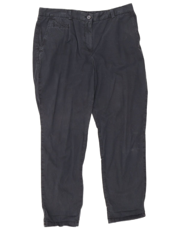 Damskie spodnie Chino Marks & Spencer UK 12 Medium W32 L26 Granatowe