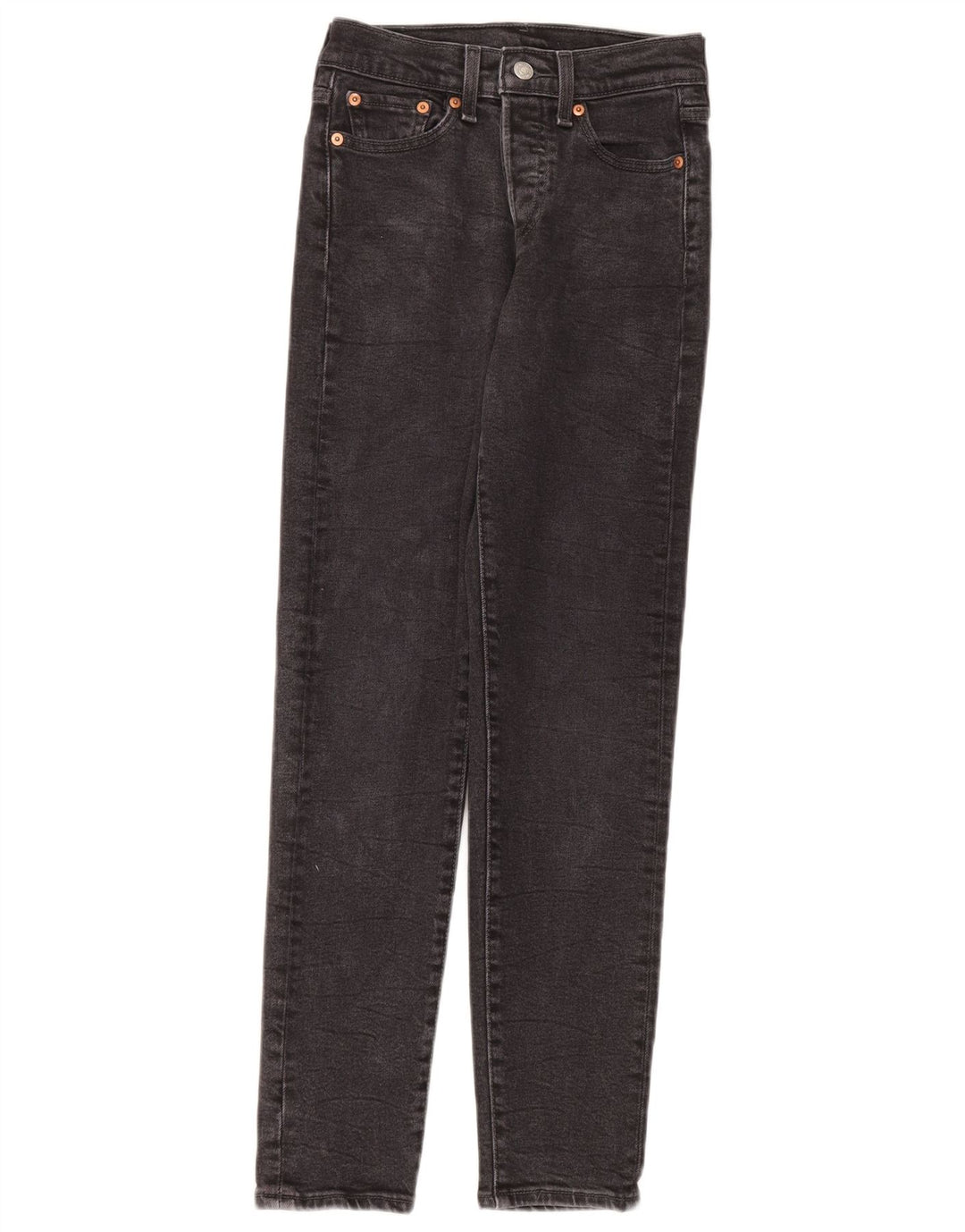 Damskie jeansy Levi's W24 L28 Szara bawełna
