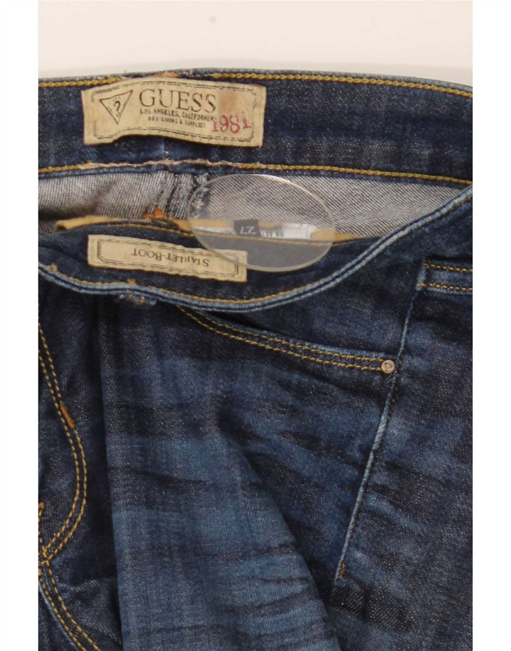 Jeansy damskie Guess Bootcut W27 L33 granatowe