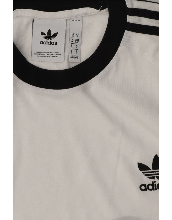 Koszulka męska ADIDAS, mała, biała