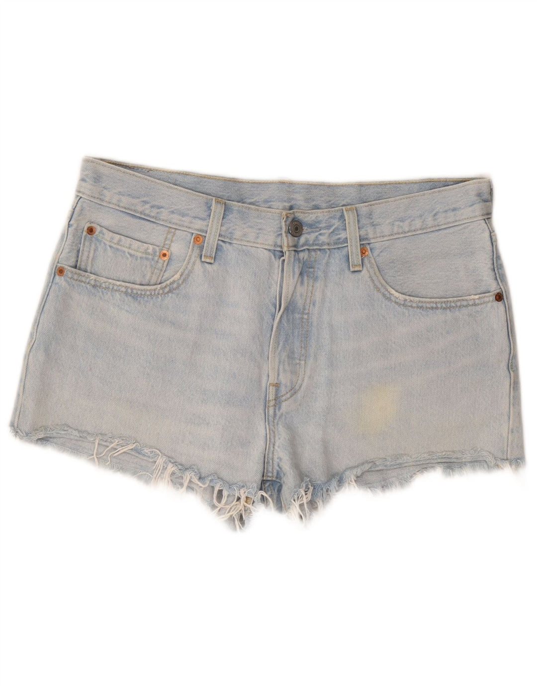 LEVI'S Womens 501 Denim Shorts W30 Medium Blue