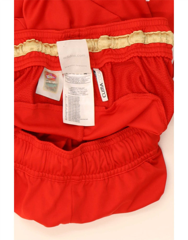 Męskie spodenki sportowe Adidas Liverpool, małe, czerwone, poliestrowe