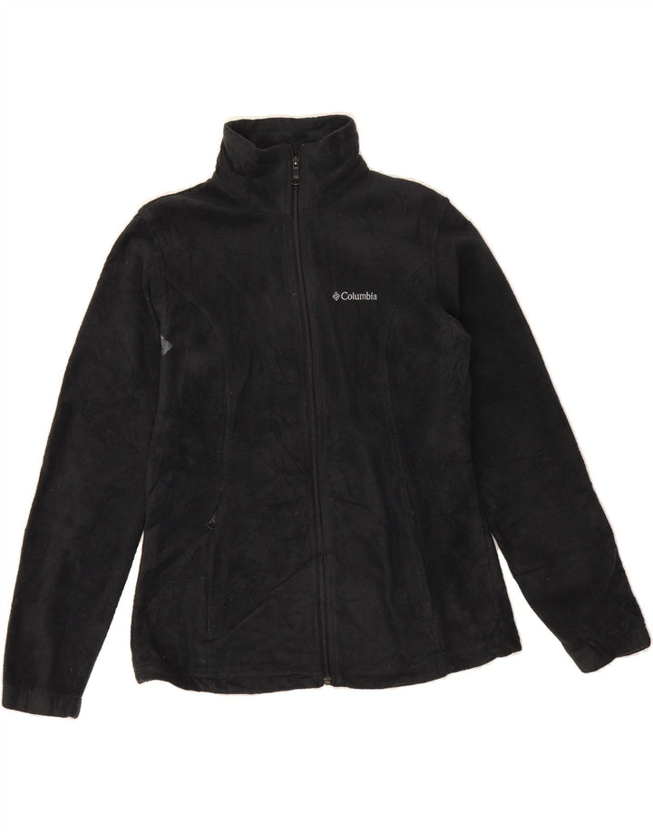 COLUMBIA Womens Fleece Jacket UK 16 Large Grey Polyester Vintage Columbia and Second-Hand Columbia from Messina Hembry 
