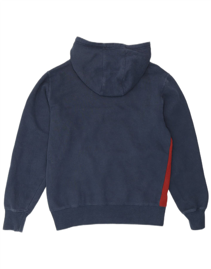 Męski sweter z kapturem Ellesse, średni granatowy, bawełniany blok kolorów