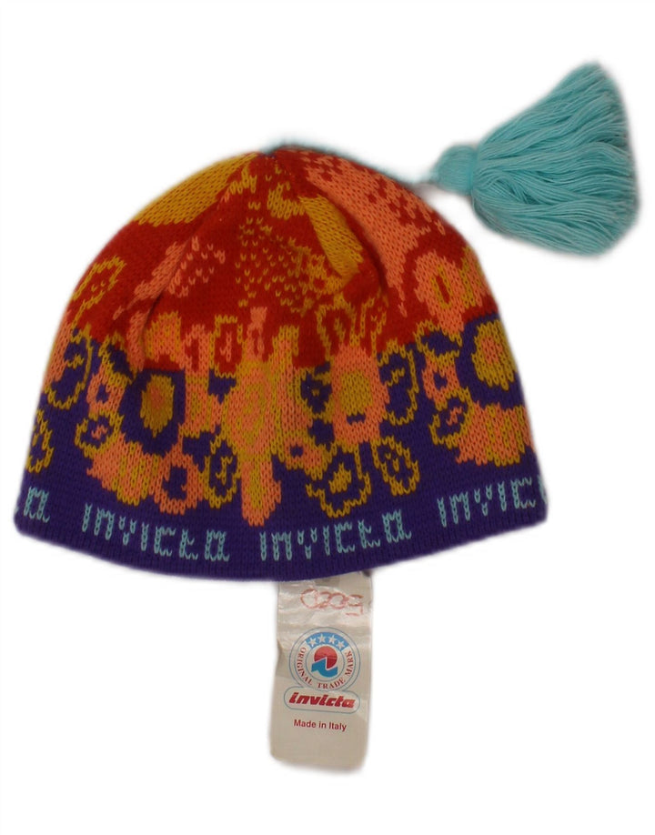 Damska czapka z dzianiny Bobble Invicta w jednym rozmiarze, pomarańczowa, akrylowa