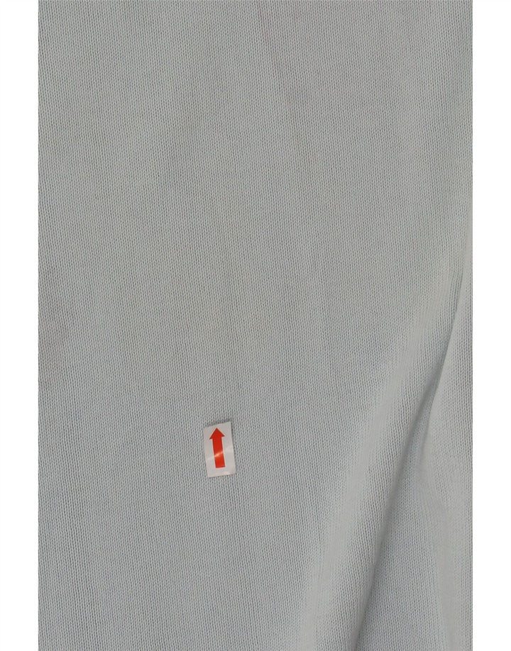 Męski sweter klubowy LYLE & SCOTT z dekoltem w kształcie litery V, mały, niebieski