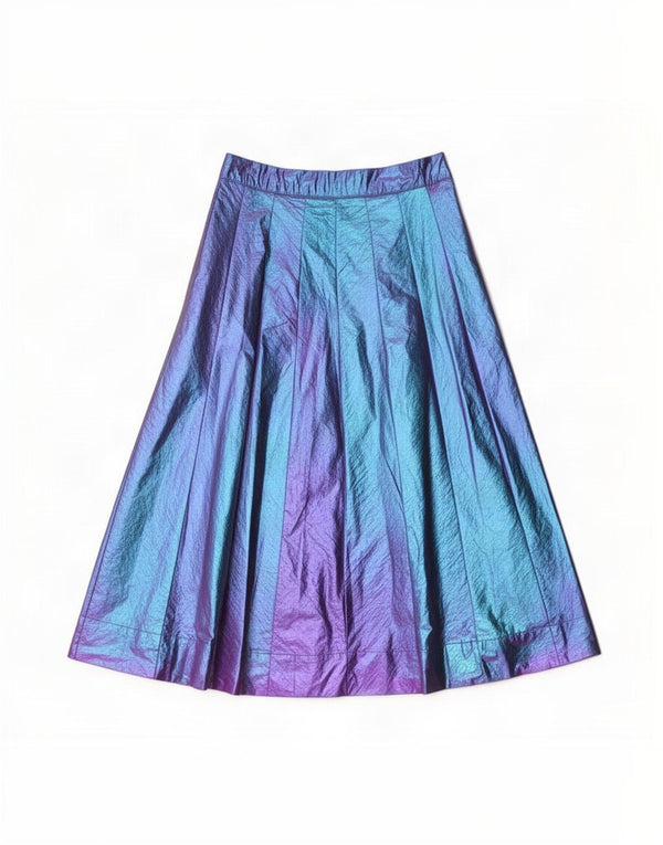 Spódnica plisowana Essentiel Antwerp Damska EU 34 XS W24 Niebieskie bloki kolorów