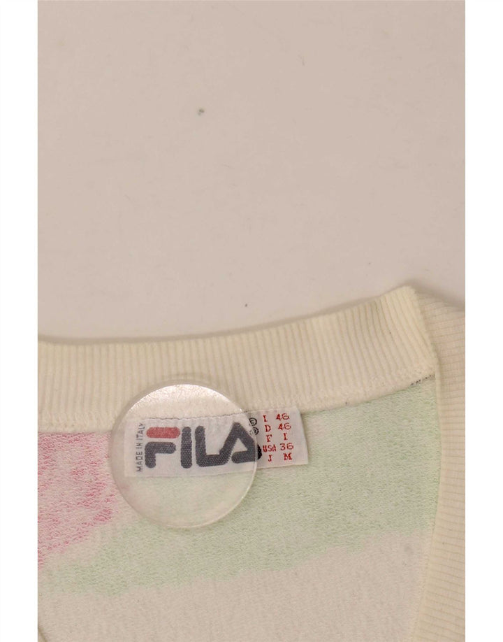 Tank top damski Fila IT 46, duży, biały