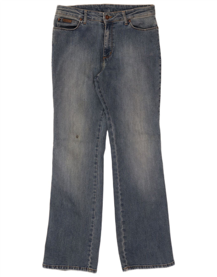 Damskie jeansy Bootcut Wrangler W30 L30 Niebieskie, bawełniane