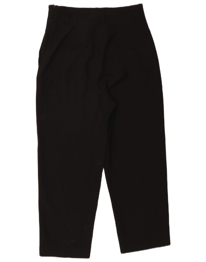Damskie zwężane spodnie chino Zara, duże W30 L26, czarny poliester