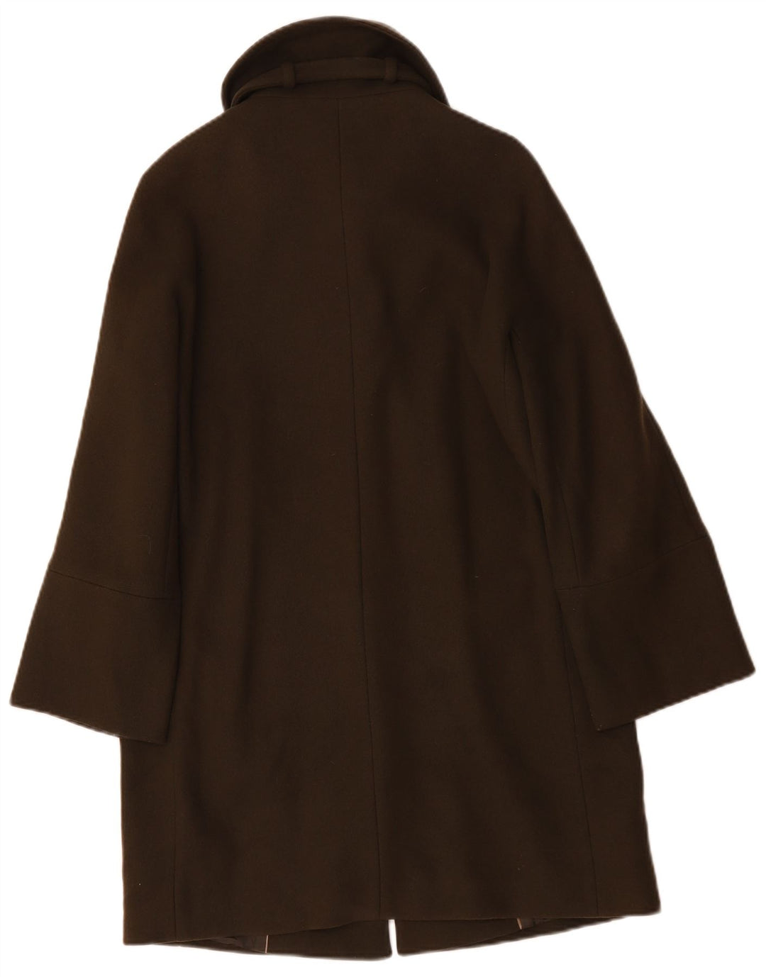 Damski płaszcz oversize Massimo Dutti UK 10 Small, wełna khaki