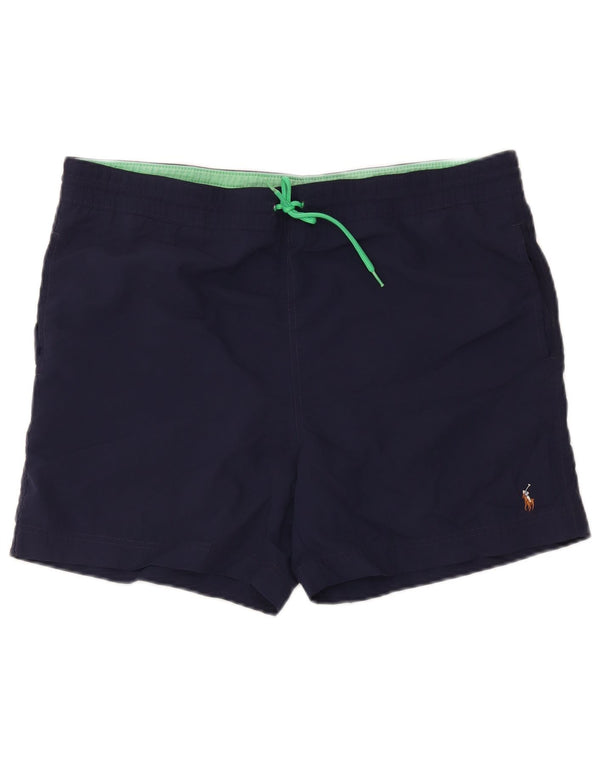 Męskie spodenki kąpielowe Polo Ralph Lauren, średni granatowy nylon