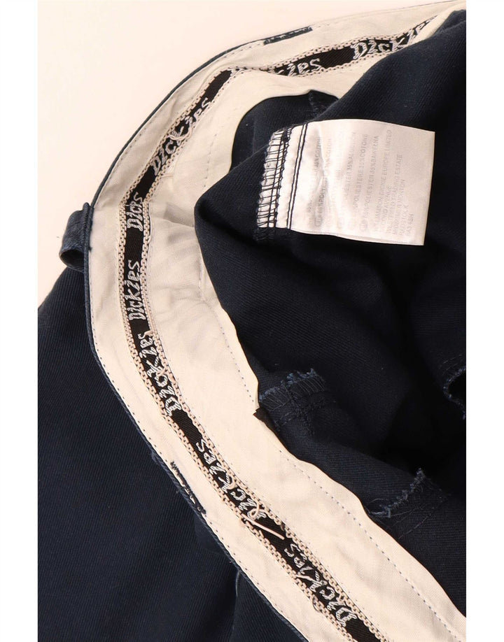 Męskie proste spodnie chino Dickies W36 L33 granatowy poliester