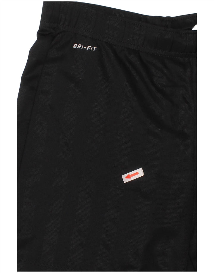 Chłopięce spodenki sportowe Nike Dri Fit 10-11 lat, średnie, czarne, poliestrowe paski