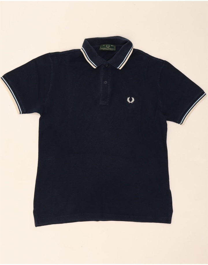 Męska koszulka polo FRED PERRY, średnia, granatowa, bawełniana