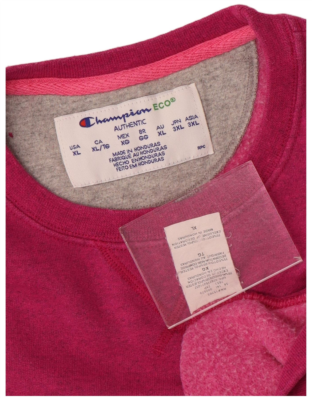 Damska bluza CHAMPION UK 18 XL Różowa bawełna