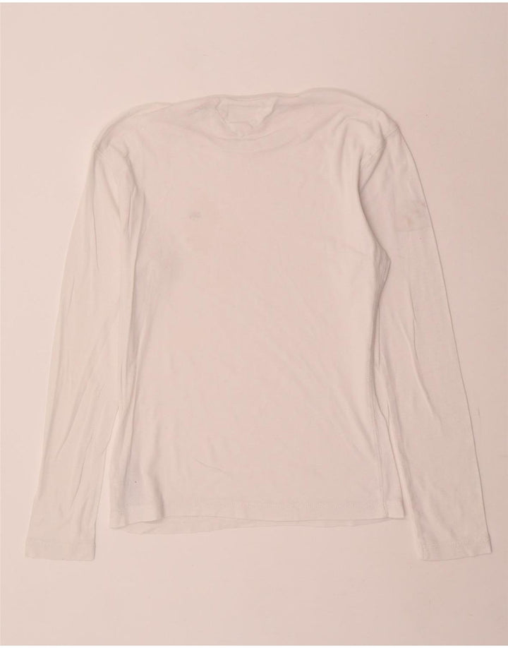 Męski top z długim rękawem Tommy Hilfiger, średniej wielkości biała bawełna