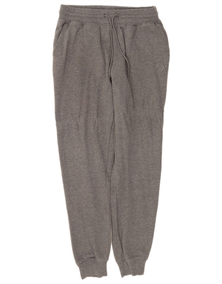 Męskie spodnie dresowe Hurley Joggers Small, szare, bawełniane
