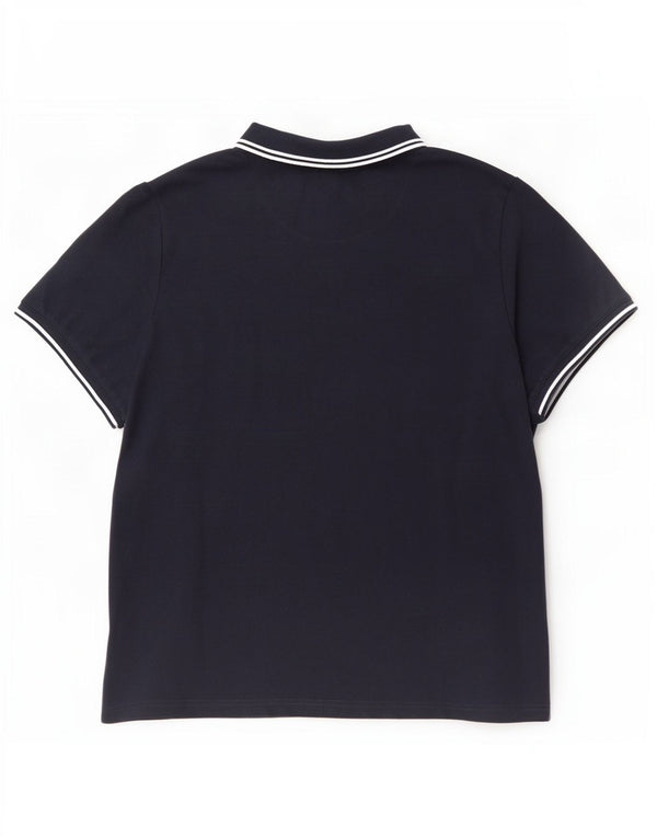 Męska koszulka polo Pretty Green 2XL w kolorze granatowym z poliestru w paski