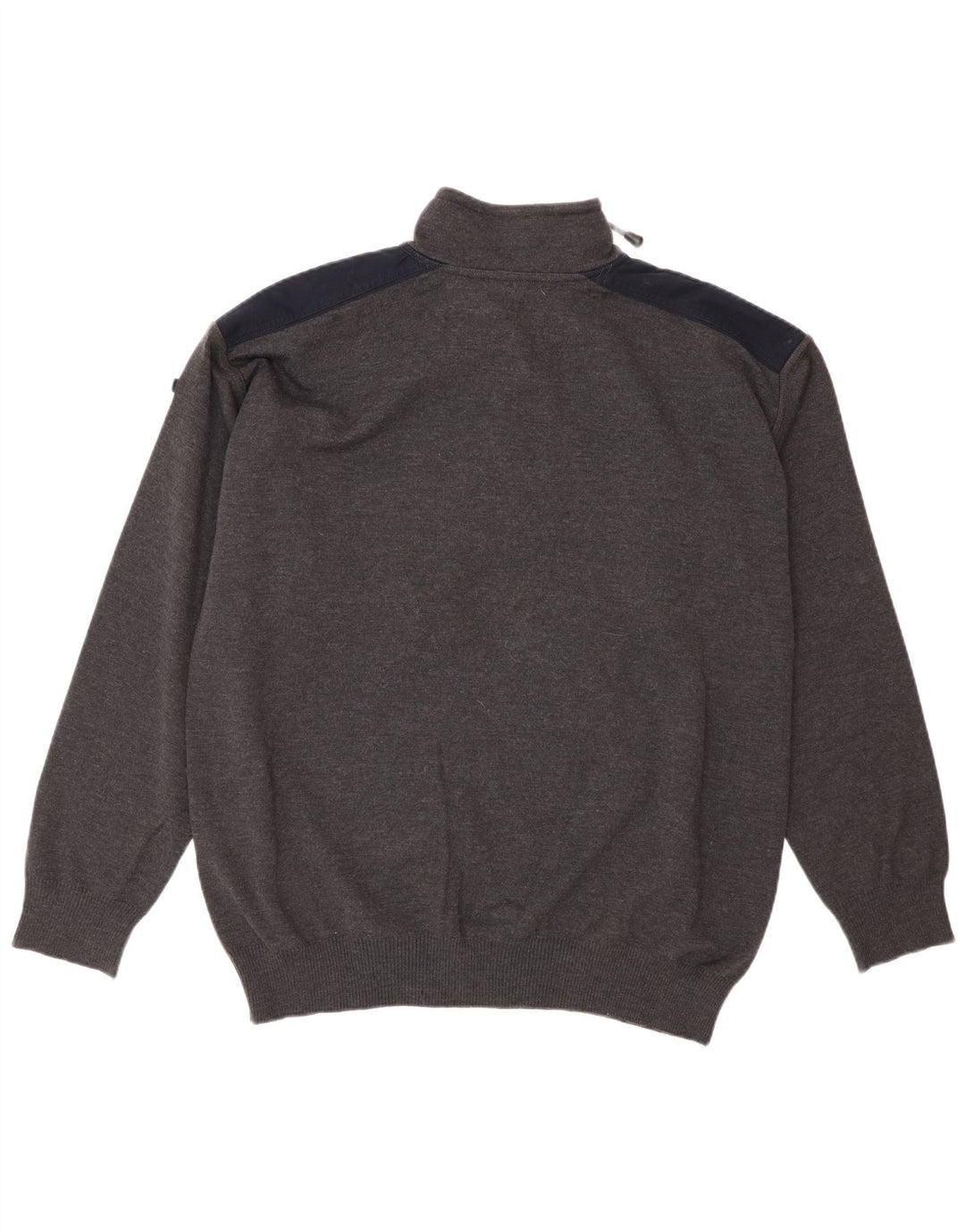 Męski sweter z zamkiem błyskawicznym Sea & Sky XL, granatowy, wełniany