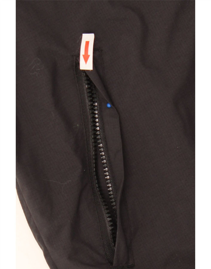 Męska kurtka przeciwdeszczowa Superdry UK 40, duża, czarna, nylonowa